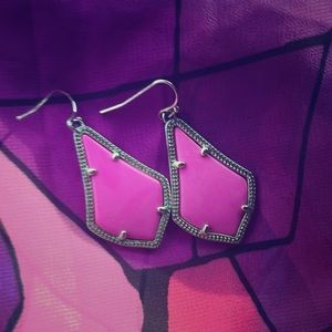PINK Alex drop earrings.  Gorgeous!